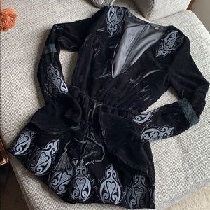 Misguided Size 0 Velvet romper